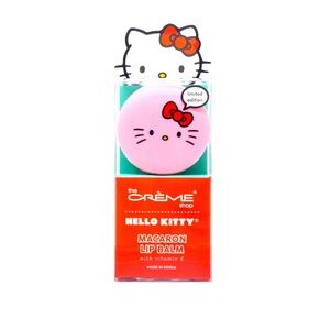 NWT Hello Kitty x Cre’me Shop Watermelon macaron lip balm.